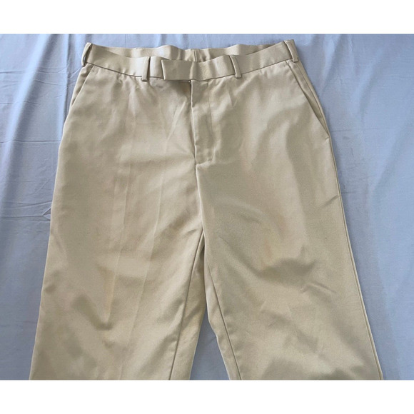 Perry Ellis Portfolio Flat Front Microfiber Dress Pants, Slacks. 34X29, EUC!! - Picture 1 of 9